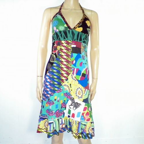 Robe Patchwork Taille Estime S - desigual - Modalova