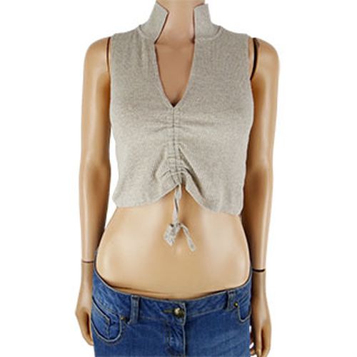 Crop-top beige chin - Taille M - zara - Modalova