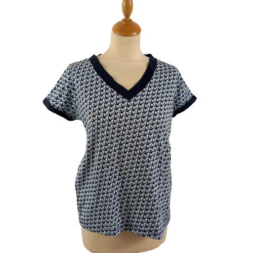 Top avec motif triangle /gris - - M - terre de marins - Modalova