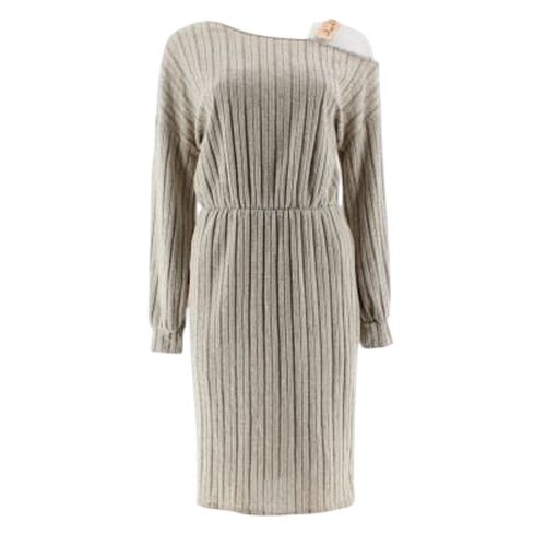 Robe beige  rayures - taille 36 - shein - Modalova