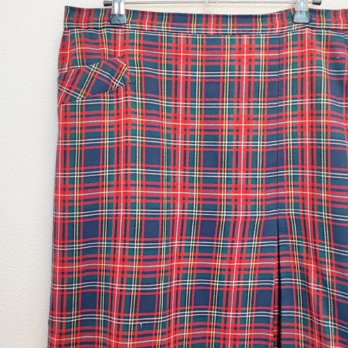 PETITS PRIX - VINTAGE LOVER - Jupe motifs tartan - 40 - Label Emmaus - Modalova