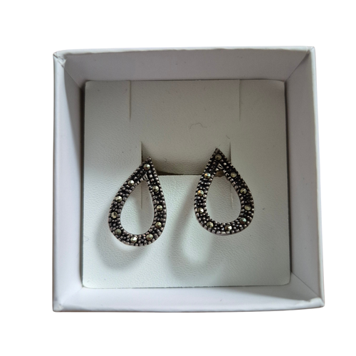 Boucles d'oreilles anciennes en argent 925 - Label Emmaus - Modalova