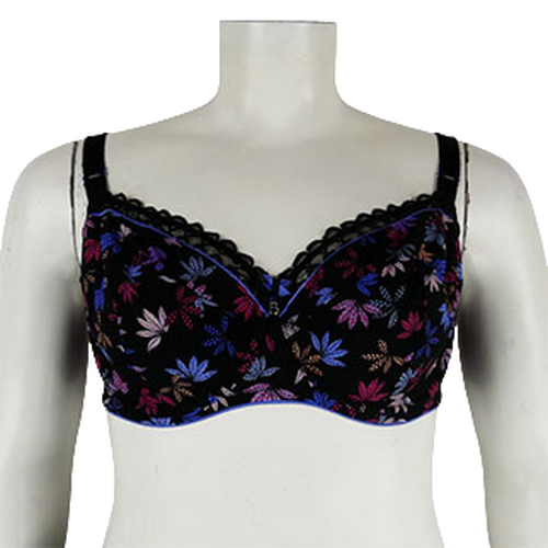 Soutien gorge imprim fleurs - Taille 100D - Label Emmaus - Modalova