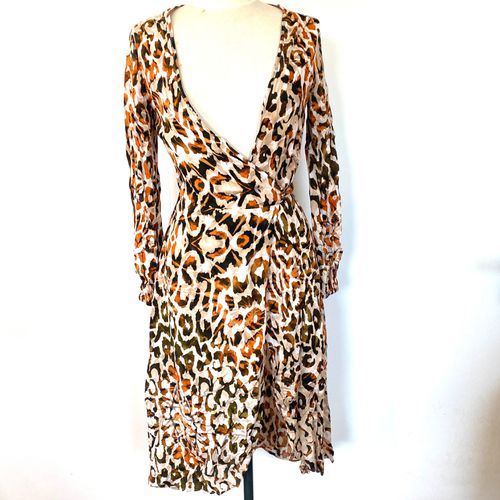 Robe - motif animalier/panthre - Taille XS - guess - Modalova