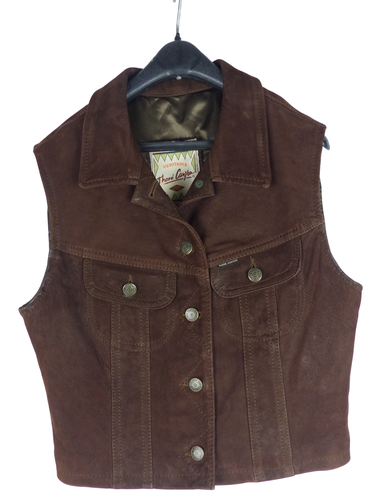 Gillet cuir Thor Canyon Femme T.1 - Label Emmaus - Modalova