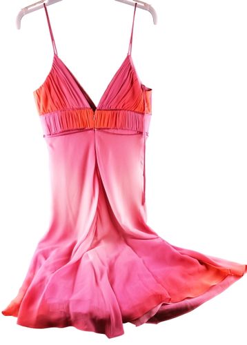 Robe d't dgrad rose et rouge, fluide et lgante - alain manoukian - Modalova
