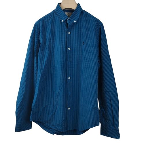 Chemise  petits carreaux 100% coton - Taille S - timberland - Modalova