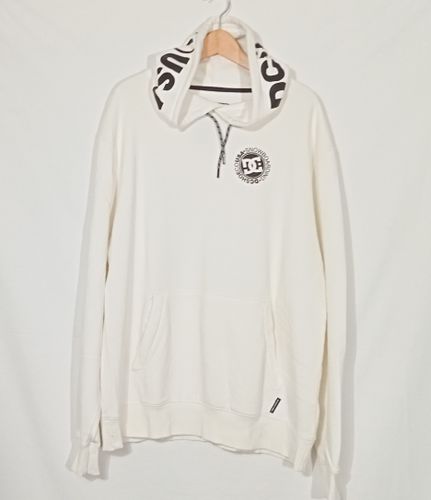 Sweat - XL- - blanc logo noir  capuche - dc shoes - Modalova