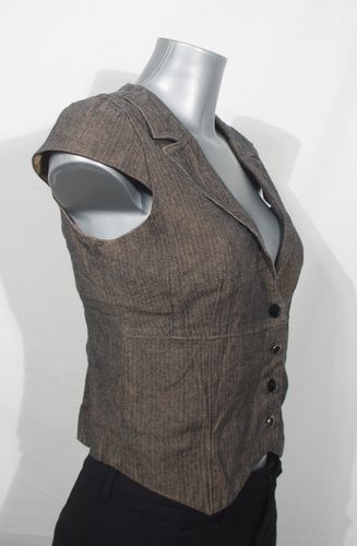 Gilet sans manche -T2 - cintr chevrons dcollet V - cache cache - Modalova