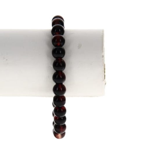 Bracelet  perles bordeaux - Femme - Label Emmaus - Modalova