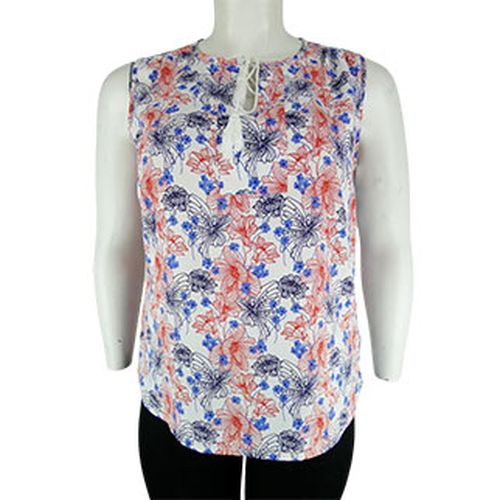 Blouse blanche  fleurs - Taille 46 - u collection - Modalova