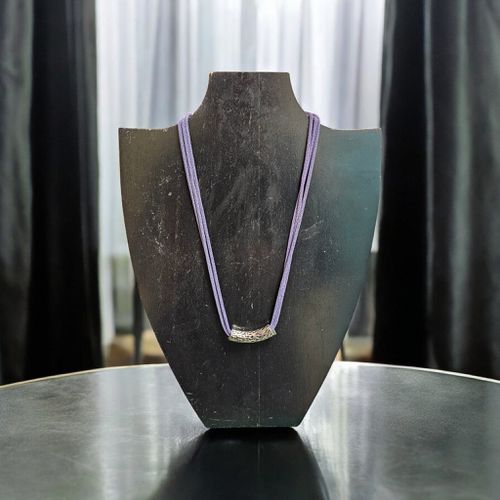 Collier moderne mtal mauve - Label Emmaus - Modalova