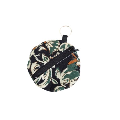 Porte Cl Zipp en Tissu Neuf - Label Emmaus - Modalova