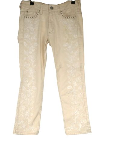 Pantalon jeans coupe droite  motif - Taille XS/34 - isabel marant - Modalova