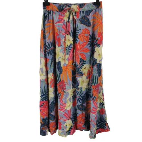 Jupe longue  fleurs exotique TS(estime) - Label Emmaus - Modalova