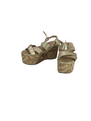 Chaussures plateforme beige - 36 - my b - Modalova