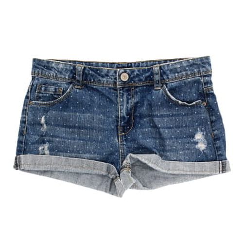 Short bleu en jeans a pois - fille - taille 12 A - kiabi - Modalova