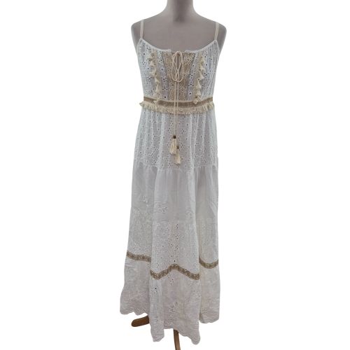 Robe longue en dentelle - TU - Label Emmaus - Modalova