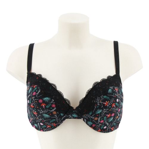 Soutien-gorge imprim fleurs avec armatures - Taille 100D - Label Emmaus - Modalova