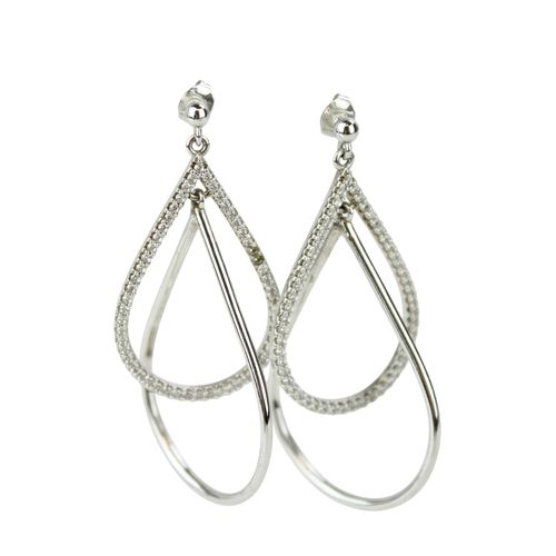 Boucles d'oreilles, Agatha - 925 - Label Emmaus - Modalova