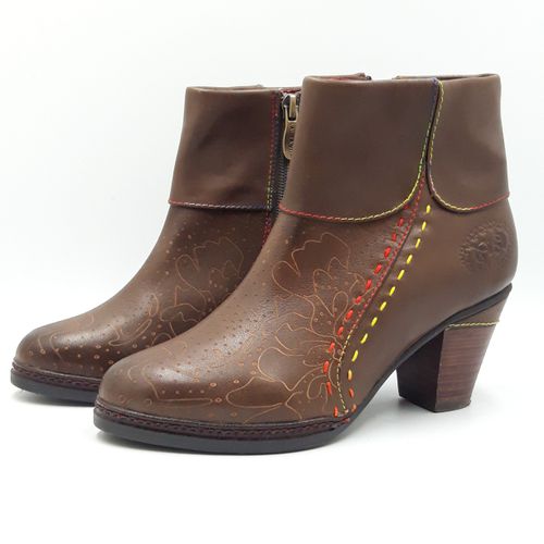 Bottines  talon en cuir Laura Vita, pointure 35 - Label Emmaus - Modalova