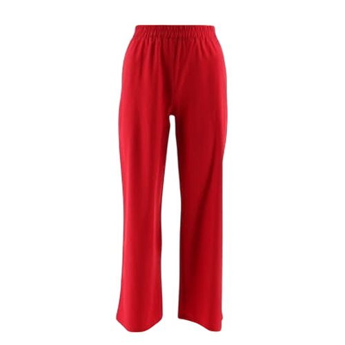 Pantalon fluide bordeaux - Taille XXS - shein - Modalova