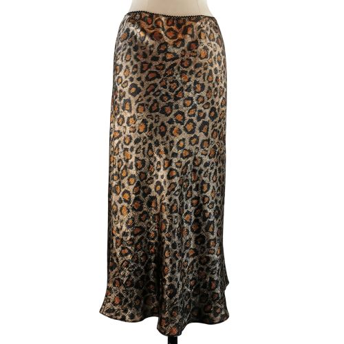 Jupe longue fluide léopard – Taille M (FR estimée) – - Label Emmaus - Modalova