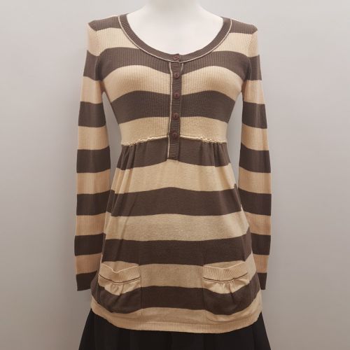 Pull ray et beige - Taille 2 - cache cache - Modalova