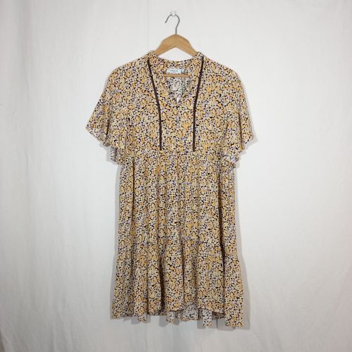 Robe fleuri manches courtes - Taille S - msch - Modalova