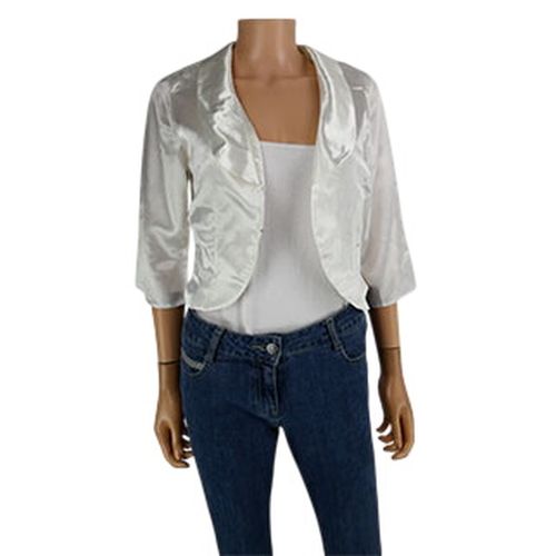 Boléro blanc - Femme - Taille 38 - Label Emmaus - Modalova