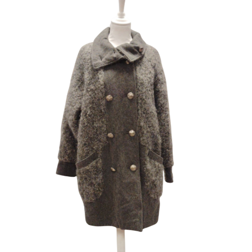 Manteau court gris - pas de marque - Modalova