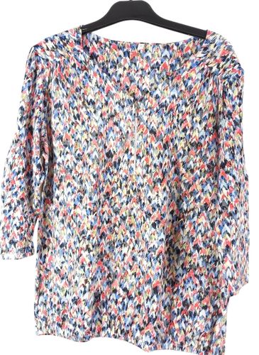 Tunique multi-color col en V avec fermeture eclair T4 - Label Emmaus - Modalova