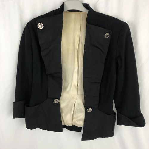 Veste de tailleur noir cintre 36 - Label Emmaus - Modalova