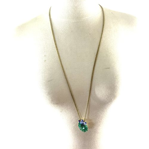 Collier Balaboost vert et bleu - Label Emmaus - Modalova