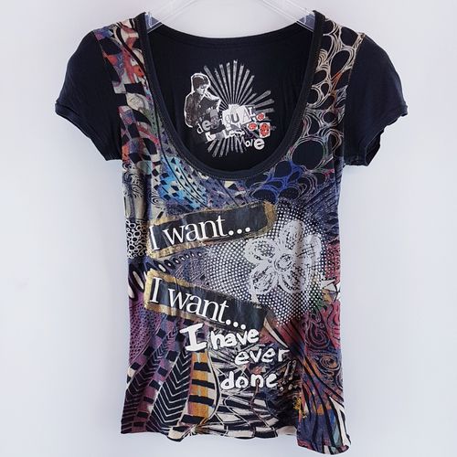 Tee-shirt imprim - Taille M - desigual - Modalova