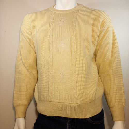 Pull en laine beige vintage - Daniel Hechter - T2 - Label Emmaus - Modalova