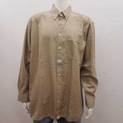 Chemise  carreaux marron - taille 43 - cotonito jupiter - Modalova