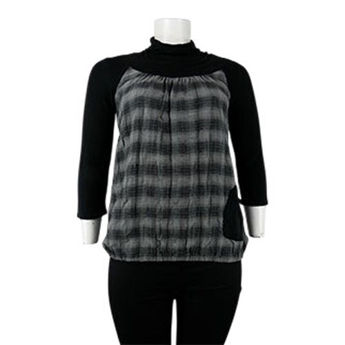 Pull imprim avec col roul - Fiorella di Verdi - taille 46 - Label Emmaus - Modalova