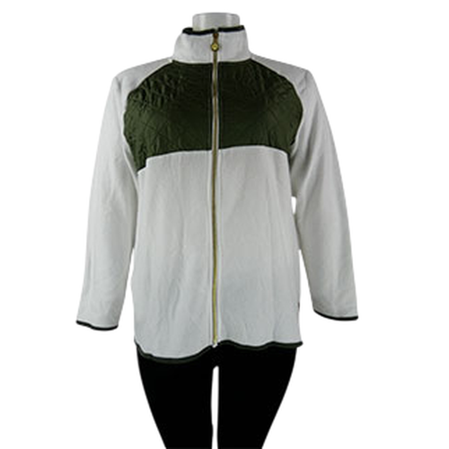 Veste blanche imprime kaki - Cosytech - taille XL - damart - Modalova