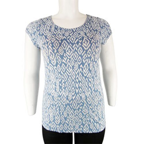 T-shirt et blanc imprim - Taille XL - camaeu - Modalova