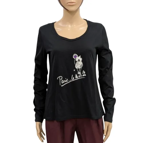 Tee shirt T L Motif silhouette mode - sonia rykiel - Modalova