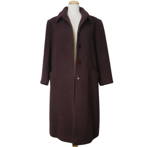 M123 - Manteau long en laine et cachemire - Taille L - wool and cashmere - Modalova