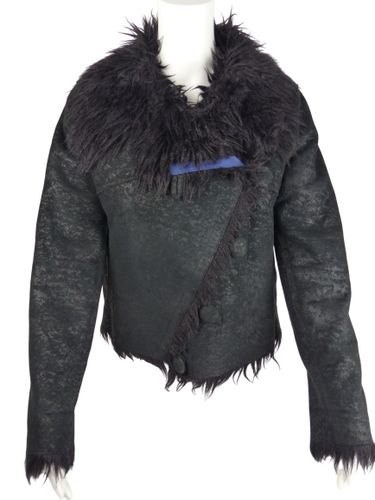 Veste vintage en fausse fourrure T.40 - armani jeans - Modalova
