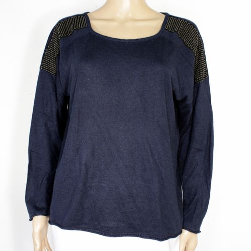 Pull Femme Bleu Marine TREND - T2 - trend - Modalova