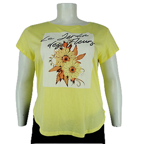 T-shirt imprim "Le Jardin des Fleurs" - Taille XL - tex - Modalova