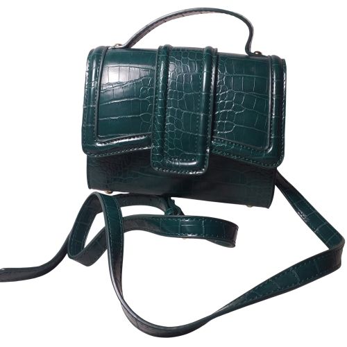 Sac  bandoulire effet croco - Label Emmaus - Modalova