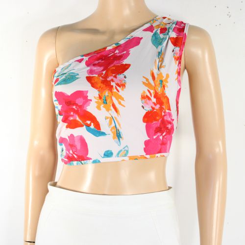 Crop Top Rose Fleuris Taille M - shein - Modalova