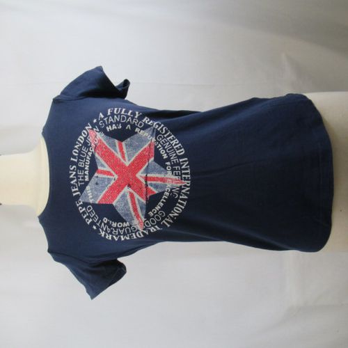HF332 - T-shirt motif drapeau anglais - - Taille S - pepe jeans - Modalova