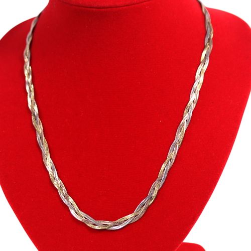 Collier 3 couleurs en argent - Label Emmaus - Modalova