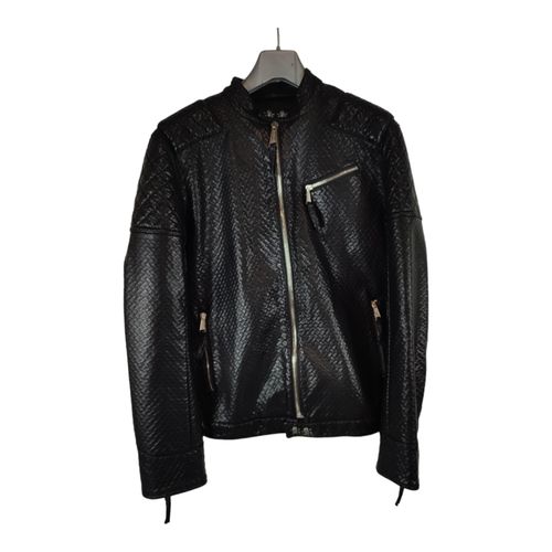 Perfecto noire pour homme - Philipp PLEIN - motif tte de mort - taille XXL - Label Emmaus - Modalova